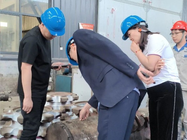 焦作陳總蒞臨河南雙志，破解鏈輪軸組適配困局